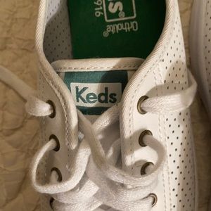Keds white sneakers , size 7.5